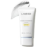 LANEIGE Hydro UV Defense Sunscreen SPF 50+ Hypoallergenic & Dermatologist-Tested Korean Broad Spectrum Sun Protection with No White Cast