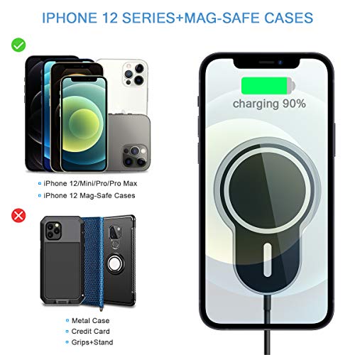 Wireless Car Charger, [2021 Upgraded Version] Topume 15W Qi