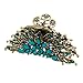 Fashion & Lifestyle Large Metal Alloy Hair Claw Jaw Clip for Women and Girls - Pretty Strong Clamp Non-Slip Barrette Hair Updo Grip Bath Accessories for Thick Hair, Blue