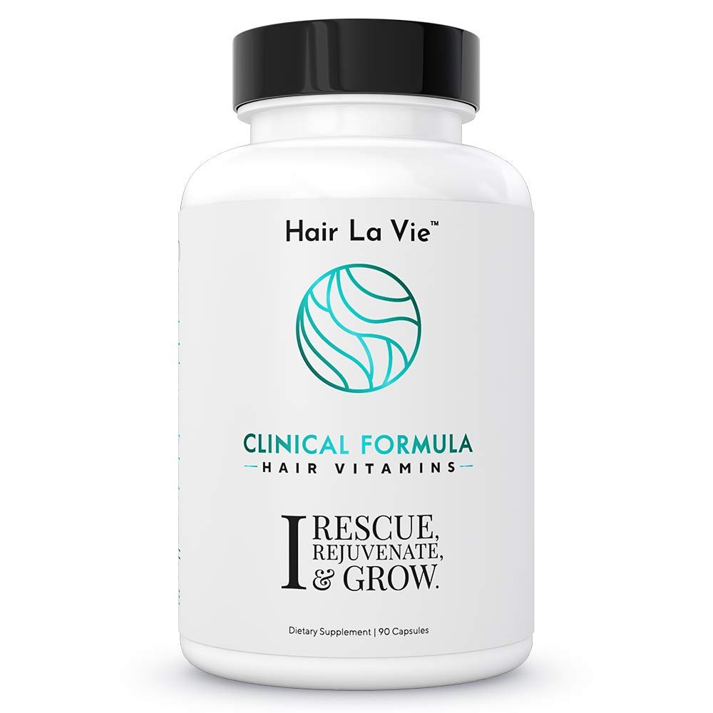 Hair La Vie Clinical Formula Hair Vitamins with Biotin and Saw Palmetto - Thicker Healthier Hair Growth : Beauty