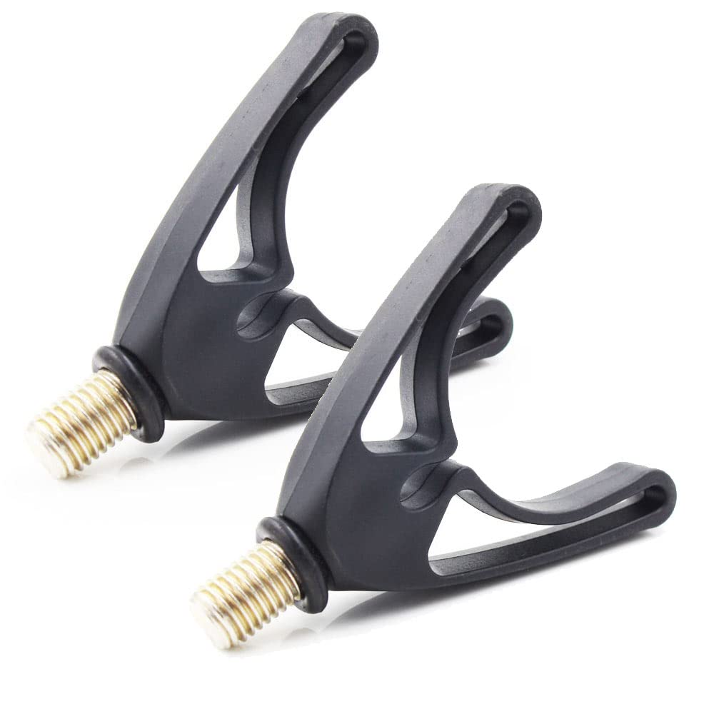 TINGDUANJIAN 2Pcs Rod Rests Fishing Back Lays For All Pods/Bank Sticks Holder Bracket Head Fishing Grip Connect with Fishing Rod Pods for Carp Coarse Fishing Accessory Plastic Durable Flexible