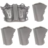 PGFUN Wire Loom Reducing Connector Openable Convoluted Tubing Y-Type Reducer Fitting for 1/2 "- 1/4" - 1/4" Conduit (5-Pack)
