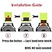 ANCOOL Compatible with Fenix 5S Bands Easy Fit 20mm Silicone Watch Bands Replacement for Fenix 7S/D2 Delta S/Fenix 6S/Fenix 6S Pro/Fenix 5S Plus Smartwatches (Silver Buckle, Green)