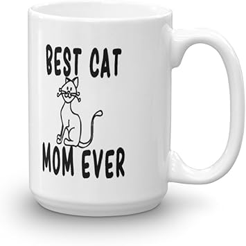 Amazon Co Jp 猫マグカップコーヒー面白いの女性猫best Mom Ever面白いギフトマグカフェカップ11ozホワイトセラミック 15オンス ホワイト Pf5a7bd44ff24v2 ホーム キッチン