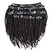 8A Unprocessed Double Weft 100% Remy Virgin Human Hair 4B 4C Afro Kinky Curly Clip in Hair Extensions 8