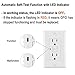 [5 Pack] BESTTEN Self-Test Tamper Resistant GFCI Receptacle Outlet with LED Power Indicator, 15 Amp 125 Volt, Decor Wall Plate Included, Auto-Test Function, UL Certified, White