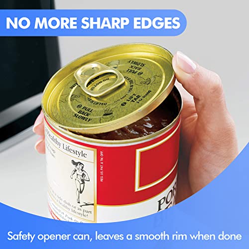 Rechargeable Electric Can Opener, Automatic Handheld Can Opener, Open Cans with A Simple Push of Button - Smooth Edge, Food-Safe for Seniors with Arthritis, Practical Kitchen Gadgets(Black)