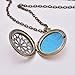 Essential Oils Diffuser Necklace Pendant with 24