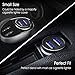 Car Charger, Carlion 4.8A/24W Dual USB Car Charger Adapter Fast Charging Alloy Shell Mini for iPhone Xs MAX/XR/X/8/7/6/Plus, Samsung Galaxy S9/S8/S7, LG G6/G5, HTC, Nexus, iPad (Black)
