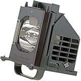 WOWSAI TV Replacement Lamp in Housing for Mitsubishi WD-73C8, WD-73C9, WD-82737, WD-82837 Televisions