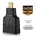 Micro HDMI to HDMI Adapter - High Speed HDMI Type D to Type A Male to Female M/F Port Socket Plug Jack Connector Converter Adaptor Supports 4K 4Kx2K Ultra HD UHD 1080P Full HD 3D ARC Ethernet