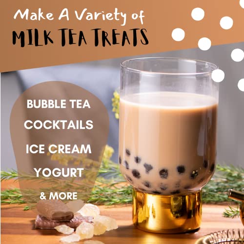 Flavfar Instant Tapioca Pearls for Bubble Tea & Milk Tea Perlas de tapioca Delicious Brown