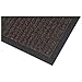 Crown Needle Rib Wipe and Scrape Mat, Polypropylene, 48 X 72, Brown