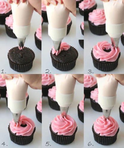 24pcs Icing Piping Nozzles Pastry Tips Cake Cupcake Decorating DIY Tool Box Set