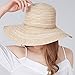 SOMALER Women Floppy Sun Hat Summer Wide Brim Beach Cap Packable Cotton Straw Hat for Travel Beige