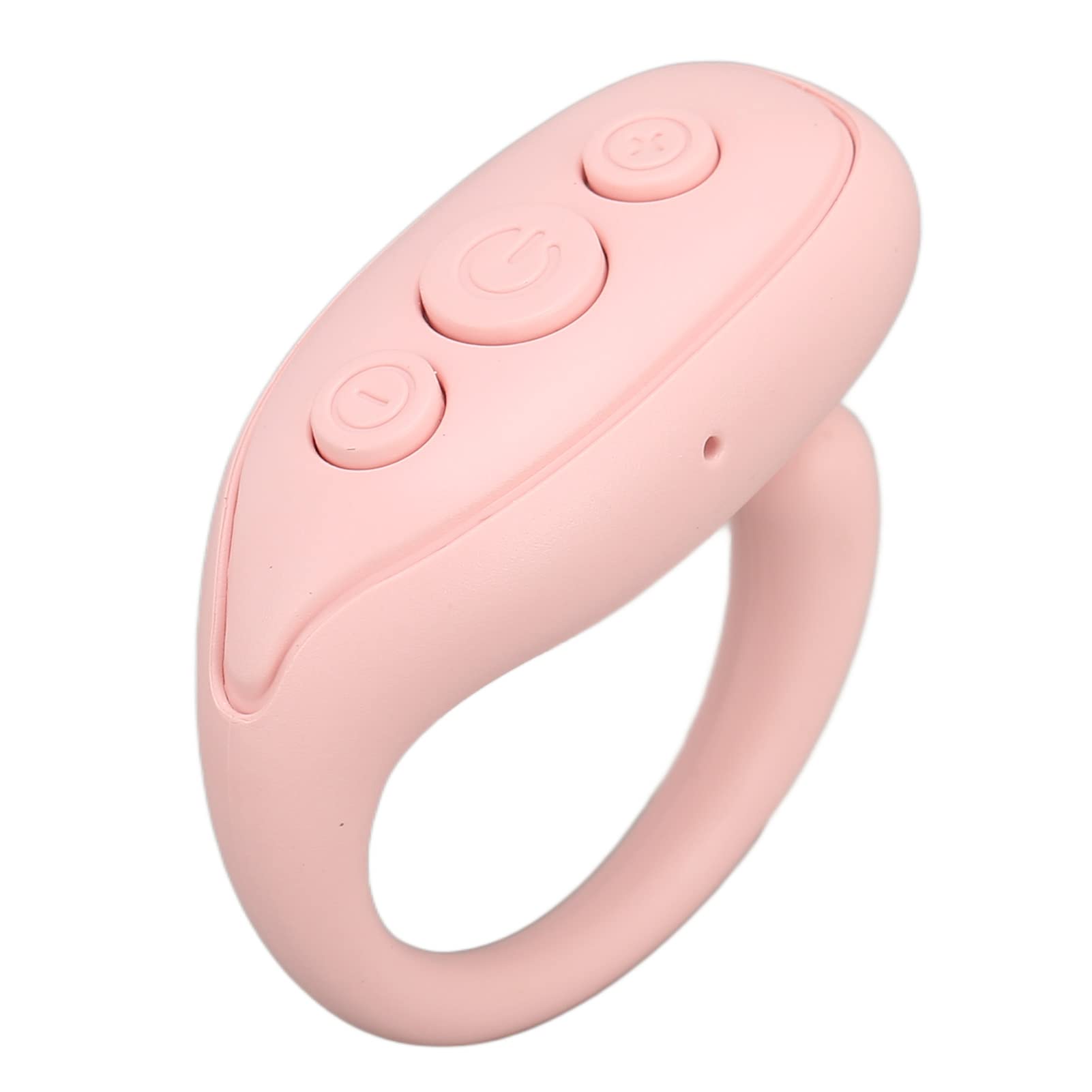 Fingertip Page Turner for Tik Tok, Bluetooth Control Page Turner Support multiple APPs, Fingertip Page Turner Control for iOS 15.0 or for Android 8.0 Above(Pink)