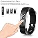 Fitness Tracker, Activity Tracker with Heart Rate Monitor and Sleep Monitor, Step Counter Pedometer Watch, IP67 Water Resistant Smart Band with 0.96''OLED Touchscreen for Kids Women and Men