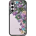 CASETiFY Impact Galaxy S23+ Case [4X Military Grade Drop Tested / 8.2ft Drop Protection] - My Succulent Garden by Monika Strigel - Clear Black