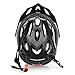 Sedeta® Cycling Bicycle Helmet Honeycomb Type 21 Holes Mountain Bike Racing Breezier Helmet Unisex Safety Protective Carbon with Visor Red Color Free Size Breather Durability Comfortable Cool