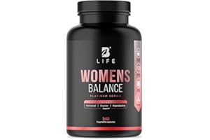 B LIFE COMPANY Women's Balance Supplement with Natural Ingredients: Dim, Dong Quai, BioPerine®, Myo & D-Chiro Inositol | 240 Caps - 120 Days | 400mg of Dim per Serving | Hormone Balance | Made in The USA by B Life.