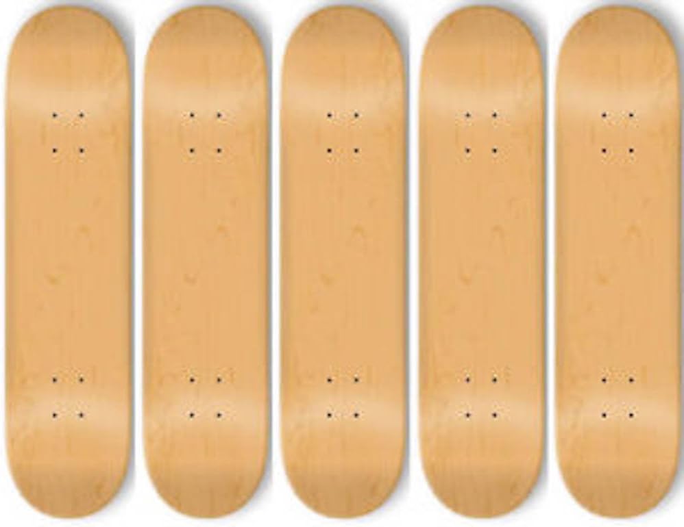 Natural Blank Skateboard Decks Deck 7.5 In Natural + Griptape