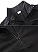 MAGCOMSEN Black T Shirt Men Summer Long Sleeve T-Shirt Leisure Soft Thermal Lightweight Tee Shirts Black
