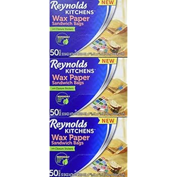 Reynolds Kitchens Wax Paper Sandwich Bags - 150Count