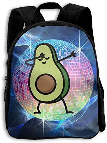 Funny Hip Hop Dabbing Dab Dance Avocado Kids Character Casual School Backpacks Daypack