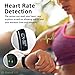 Q-Band Heart Rate Fitness Tracker - Q66 HR - Watch, Activity, Steps, Calories, Sleep Track, Heart Rate Detection Wristband - Wireless Bluetooth Synchronization with Mobile Devices - OLED Display