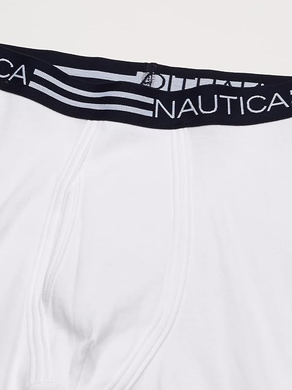 Boxer Classici da Uomo in Cotone, Confezione da 5 Pezzi, Bianco, Confezione da 5 Pezzi, L