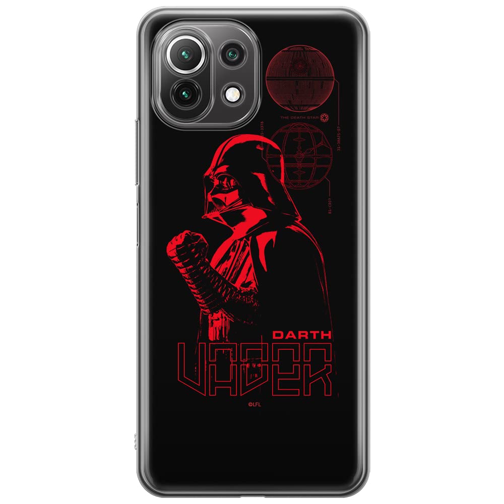 ERT GROUP mobile phone case for Xiaomi 11 Lite 4G/5G original and officially Licensed Star Wars pattern Darth Vader 016, case made of TPU