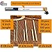 Wooden Dowel Rods 6 inch - 1/8 Hardwood Dowels - Craft Dowels for Woodworking Project 50 pcs - for Model Building Games Kids Crafts Handmade Gifts Home Decor (1/8)…