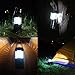 LIADO Outdoors LED Camping Lantern Portable with Auto On/Off Function and Collapsible and Battery Operated for Outdoors, Camping, Hiking, Fishing, Collapsible, Black
