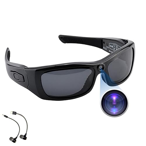 NANIBO Bluetooth Sunglasses Camera with Headset, Sport Action