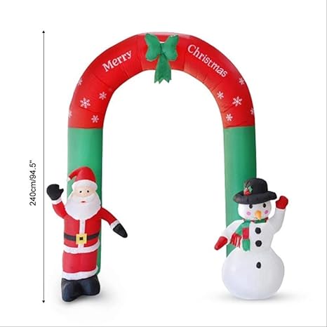 Immagine Babbo Natale 94.Ymkcmc Decorazioni Natalizie 4type Arco Gigante Babbo Natale Pupazzo Di Neve Giardino Gonfiabile Cortile Archway Ornamenti Natalizi Natale Capodanno Festival Puntelli Festa Spina Decor 01 Amazon It Sport E Tempo Libero