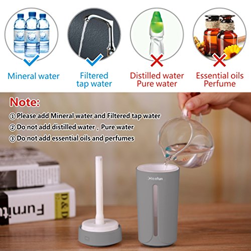 CLEEFUN Cool Humidifier, Ultrasonic USB Humidifiers for Office Desk
