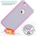 Tekcoo iPhone 6S Case, iPhone 6 Sturdy Case,[Tmajor] for iPhone 6 / 6S (4.7 INCH) Case Shock Absorbing Impact Defender Slim Cover Shell w/Plastic Outer & Rubber Silicone Inner [Pink/Grey]