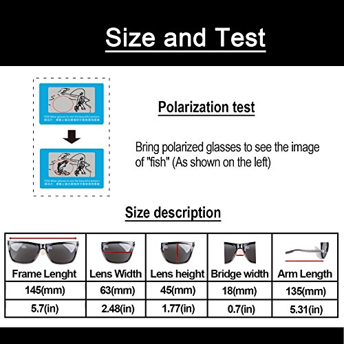 YIMI Driving Polarized Sunglasses For Men Women Fishing Sports travel beach sun - Thumbnail 7