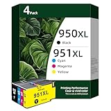 950XL 951XL Ink Cartridges Combo Pack Compatible