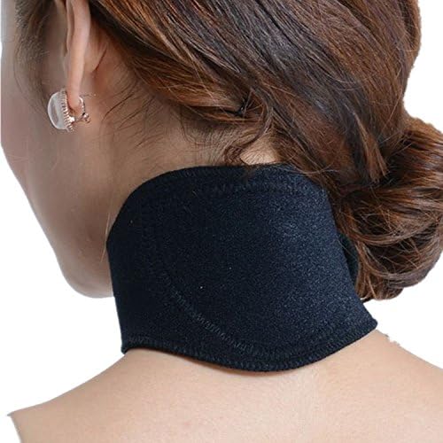 Neck Brace, Adjustable Magnetic Self Heating Health Neck Support,Natural Physical Therapy for Pain Relief,Migraines,Headaches Flexible,Soft Cervical Support Collar -Comfortable Air, Car Travel
