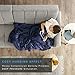 Degrees of Comfort Weighted Blanket for Kids - 6 LB Kids Weighted Throw with Cover - Cozyheat Minky Plush Cover Included - Washable Blankets with Micro Glass Beads Technology - 36x48, 6 Lbs, Navy