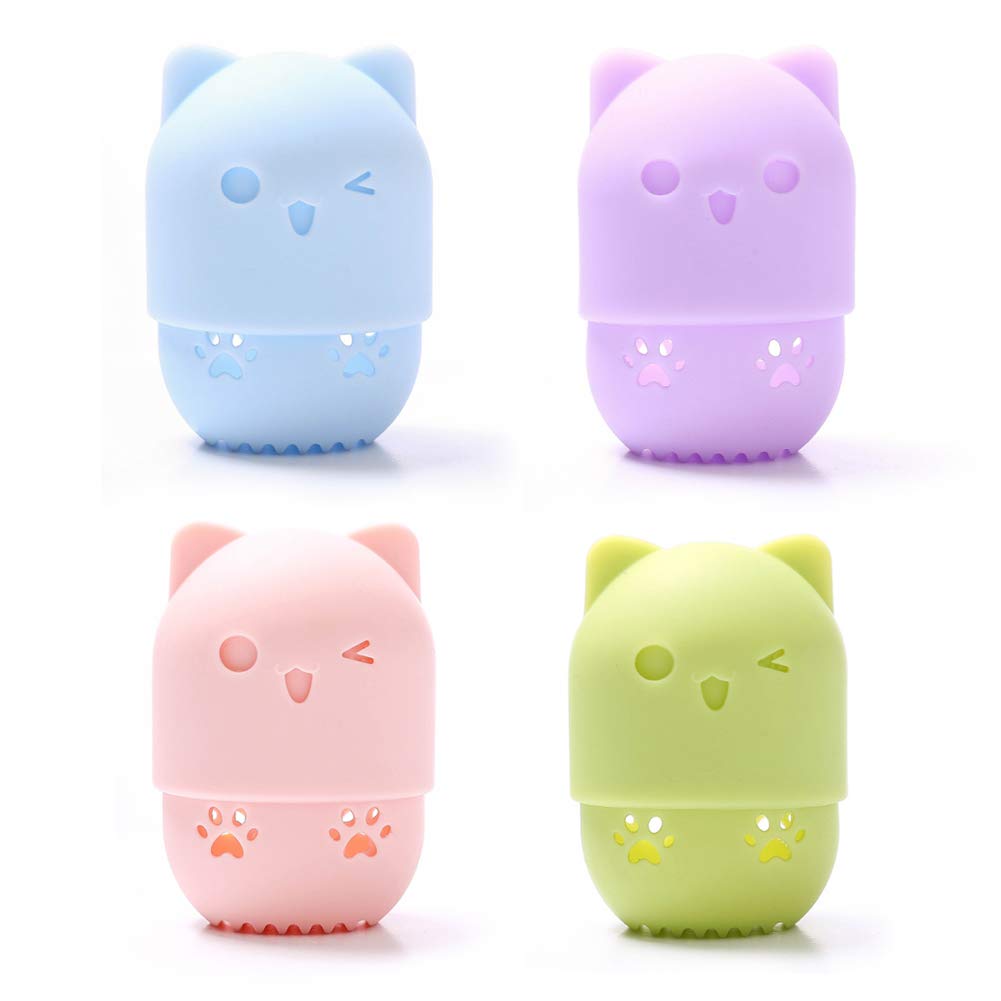 Beauty Blender Holder, Makeup Sponge Container, Beauty Sponge Travel Case, Silicon Makeup Sponge Drying Holder