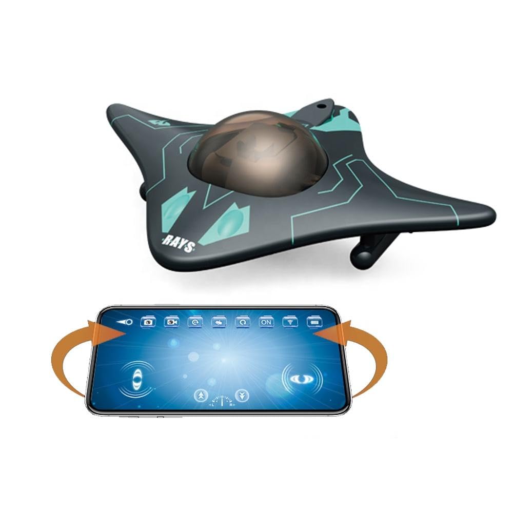 Photo 1 of Mini RC Boat 6CH Waterproof WiFi Remote Control Camera Boat for Pools & Lakes Real-Time Shoot Outdoor Children Toys