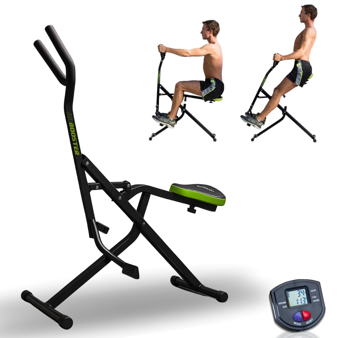 Gymform Abdominal Abdominal Trainer Trainer Machine for Abdominal Arms Legs Back and Butt Lifting Home Workout Cardiovascular Exercise (Plus with Computer)