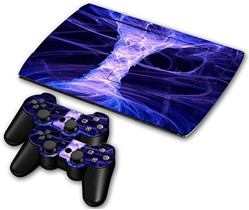 Linyuan Protection Vinyl Decal Cover for Playstation 3 PS3 Super Slim CECH-4000