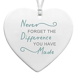 Never Forget the Difference You Have Made