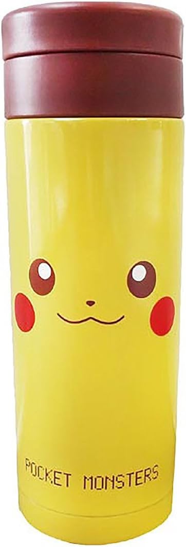Amazon Co Jp ポケットモンスター ステンレスボトル ピカチュウフェイス Pmlc344 Pmlc344 ホーム キッチン