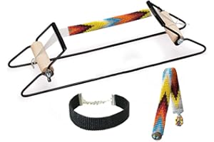 Bead Loom Kit, DIY Handmade Knitting Beading Loom Weaving Beading Set for Beginners(Only Include a Jewelry Knitting Machine)