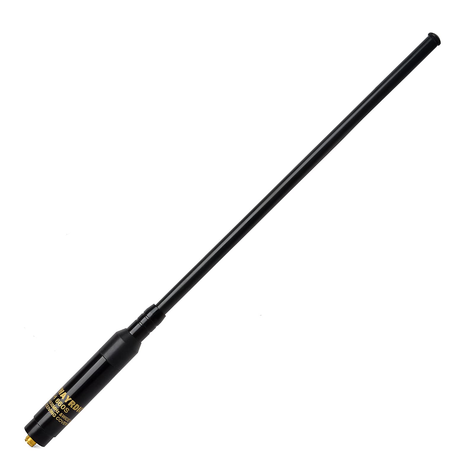 TWAYRADIO Two Way Radio Handheld Antenna, Dual Band VHF UHF Telescopic SMA-Female Aerial, Compatible with Baofeng UV-5R UV-82 888S BF-F8HP GT-3 KENWOOD Retevis TYT Ham Amateur Walkie Talkie