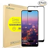 [2-Pack] Huawei P20 Pro Screen Protector, AOLANDER [Full Screen Coverage] [Bubble Free] [HD Clear] [Anti-Fingerprint] Premium Tempered Glass Screen Protector for Huawei P20 Pro (Black)